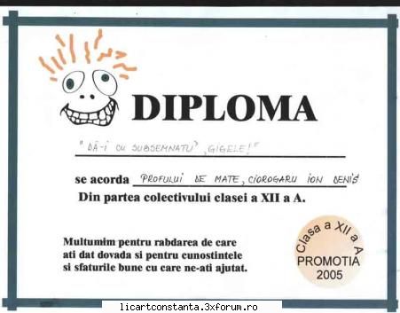 De la "Profu" citire - Bafta la BAC!!!!!! - Discutii